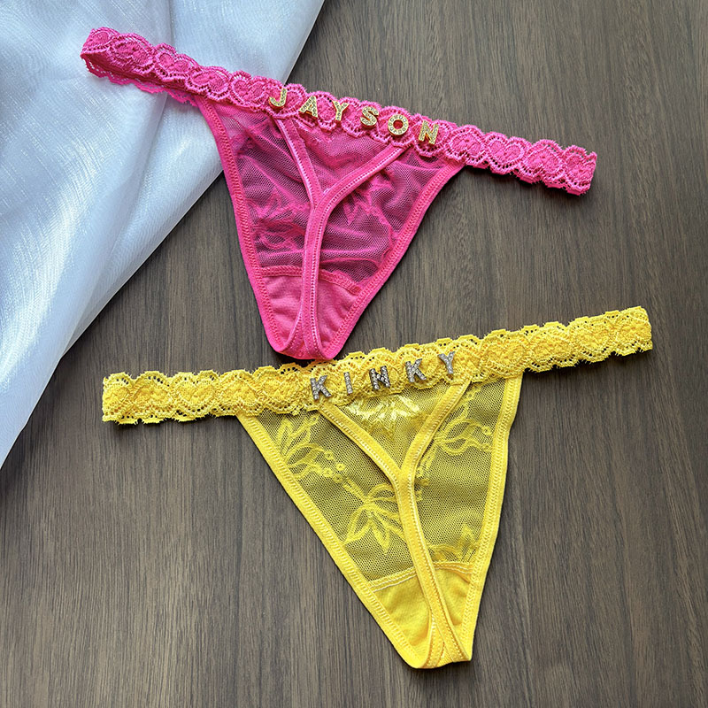 Custom Thong Panties Name Crys - Thong Bikini Women ulasan dan harga