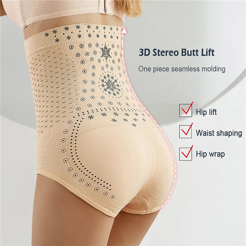 3pcs Women High Waist Compress - Seamless Underwear Women ulasan dan harga