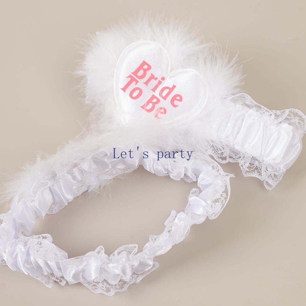 1Pcs Sexy Lace Bride To Be Gar - Garter Belt Set ulasan dan harga